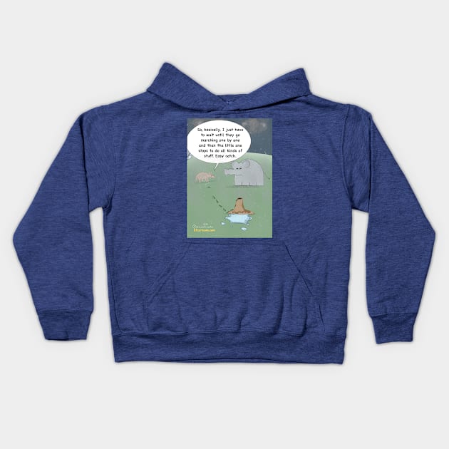 The Ants Go Marching Kids Hoodie by Enormously Funny Cartoons